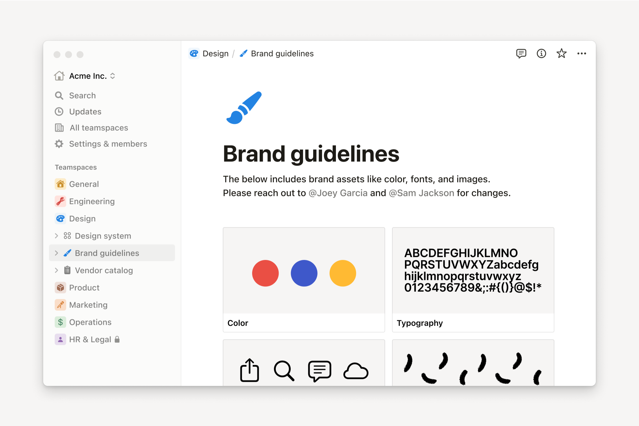 Notionのブロック構成